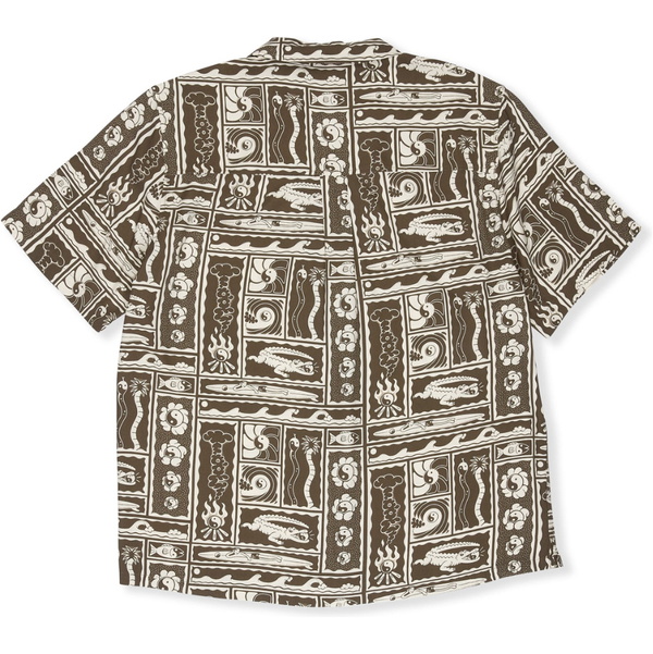 2026 T & C Surf Designs Mens Aloha Shirt TM7SS - Brown